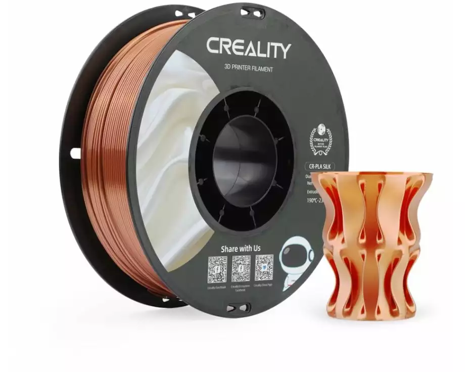 Creality Filament PLA, Silk Kupfer, 1.75 mm, 1 kg