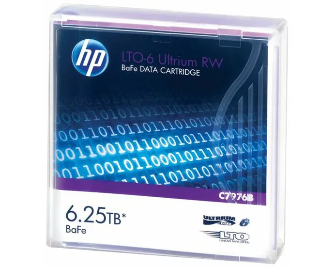 HPE LTO-6 Ultrium 6.25 TB BaFe RW Data Cartridge