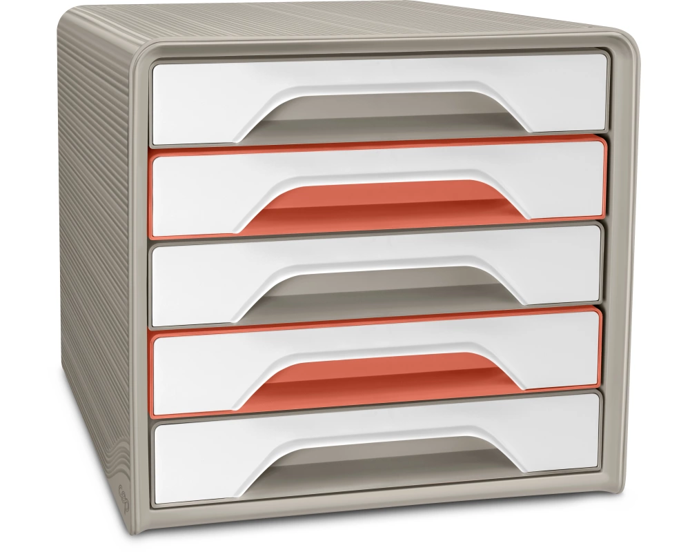 CEP Schubladenbox Smoov TerraNova 1071116391 5 Schubl.sand/terracotta/weiss