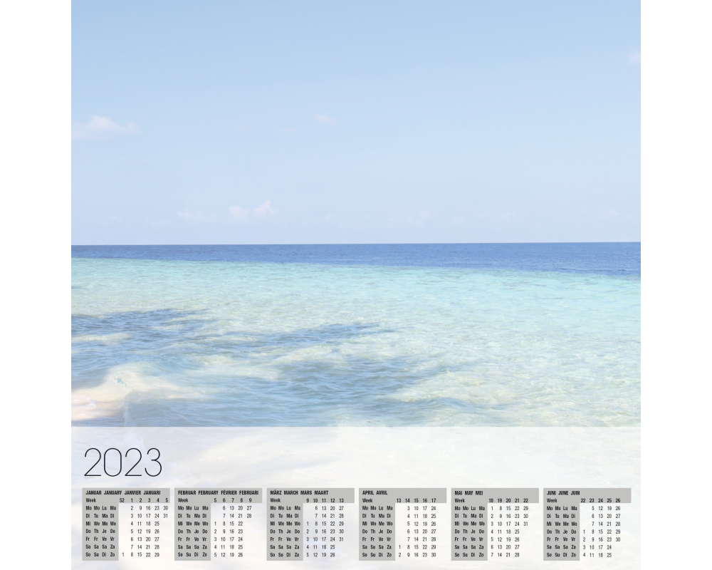 SIGEL Schreibunterlage 595x410mm HO470 Papier Kalendarium, 3 Jahre