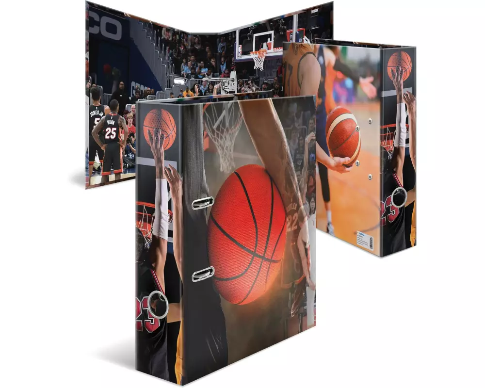 HERMA Motiv-Ordner A4 Basketball 285 cm, Mehrfarbig