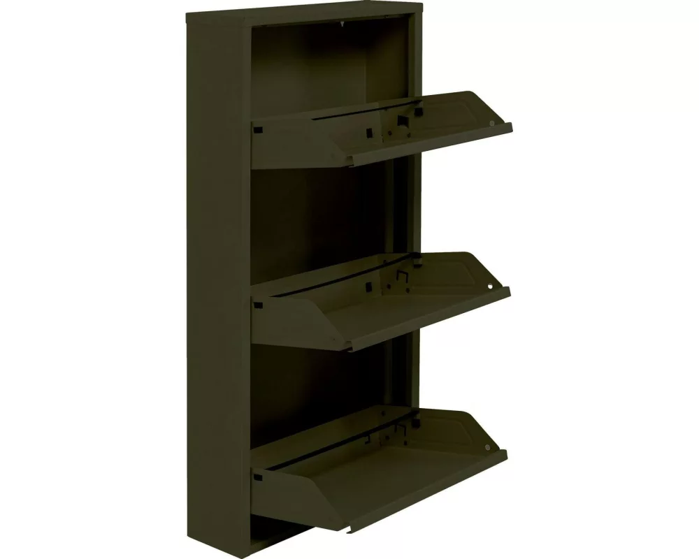 Kare Schuhschrank Paolo, Olive