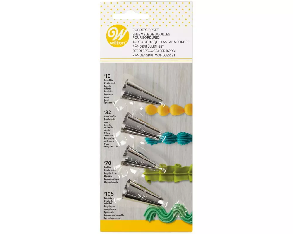 BackshopSchweiz Wilton Border Tüllen Set #10, #32, #70, #105