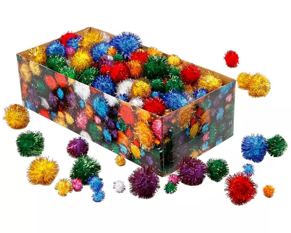 Creativ Company Pompon mehrfarbig, 300 g