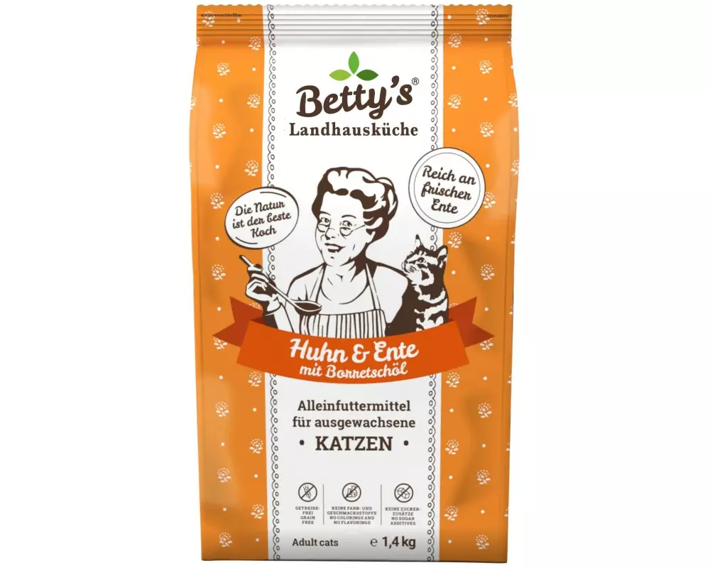 Betty's Landhausküche Cat Huhn, Ente 1.4 kg