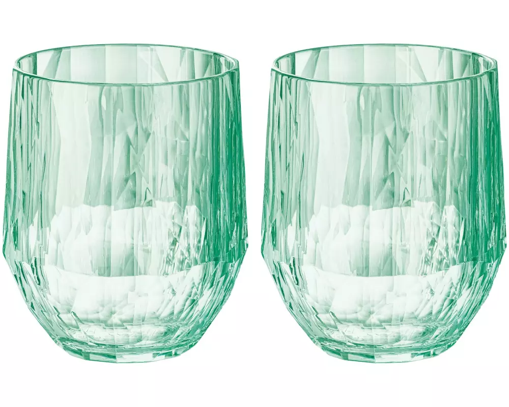 Koziol Trinkglas Club No. 23 200 ml, 2 Stück, Jade