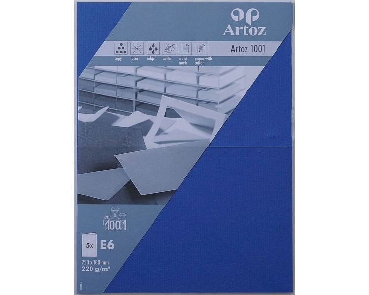 ARTOZ Karten 1001 E6 107372264 220g, royal 5 Blatt