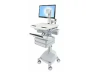 ERGOTRON cart with LCD-Pivot, StyleView, SLA powered 2 drawer, 24 inch, adjustable 68,6cm