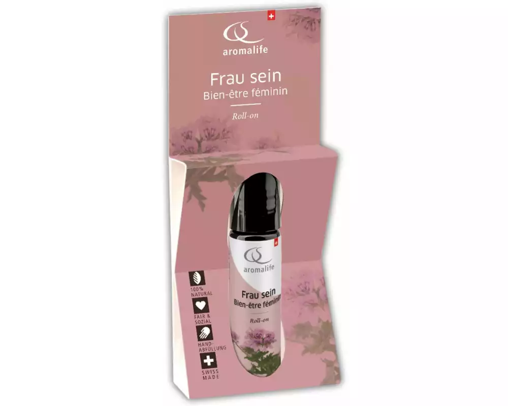 Aromalife Roll-On Frausein mit Rose 10 ml