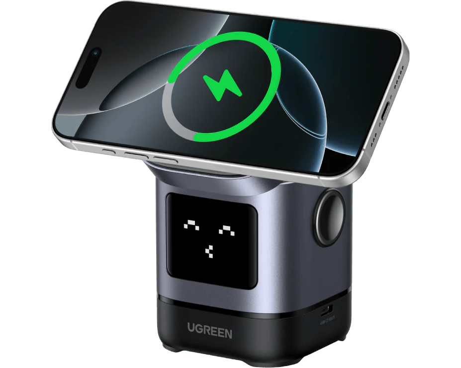 UGREEN Wireles Charger Uno 2in1 45775 20W,Robot,iPhone,AirPods