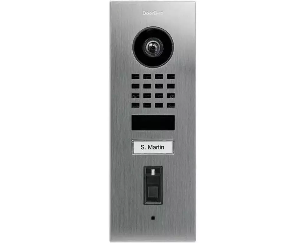 Doorbird Fingerprint 50 IP Video Türsprechanlage , Unterputz
