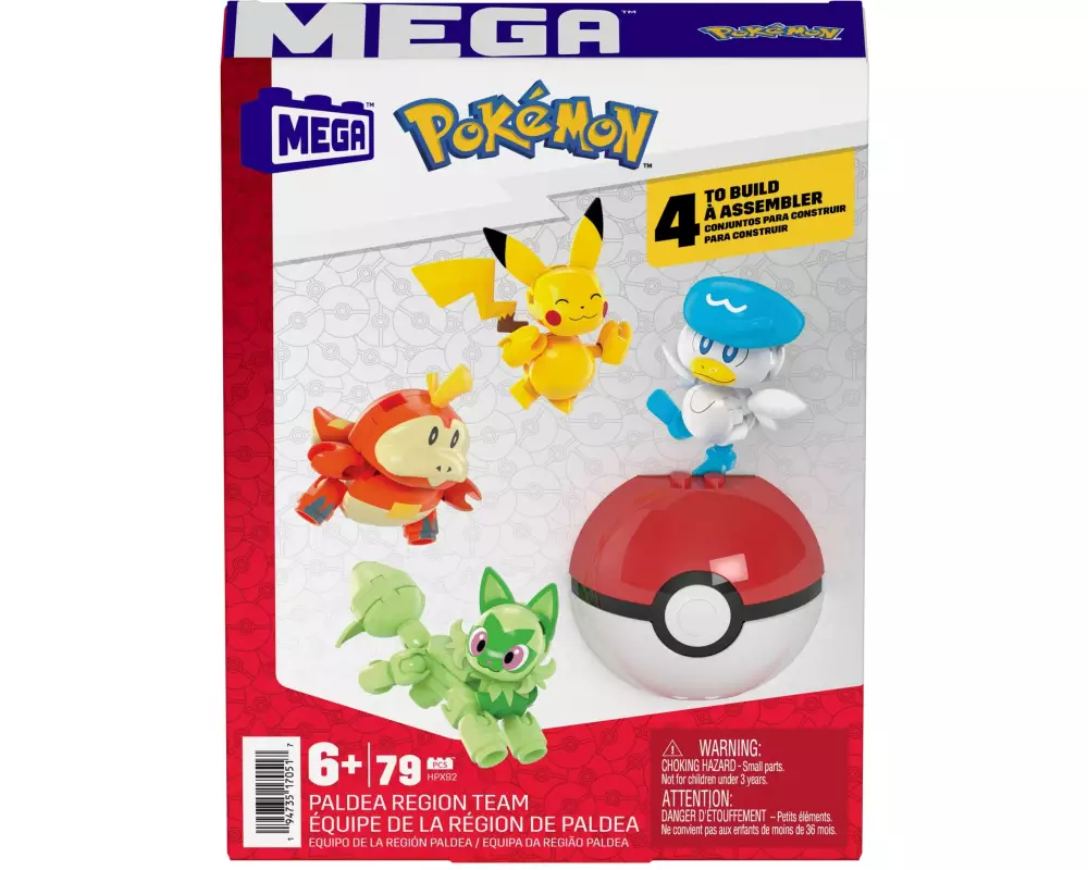 Mega Construx Pokémon Paldea Region Team