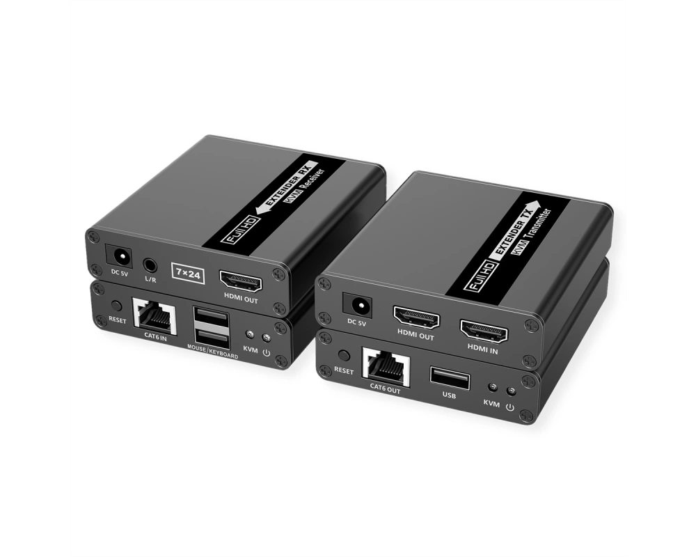 VALUE KVM Verlängerung über Cat.6/6A, HDMI, max. 70m