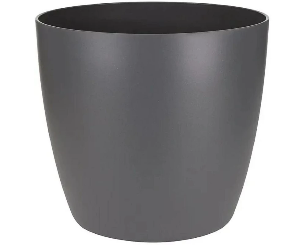 Elho Blumentopf Brussels mini, rund, 100 ml, Anthrazit