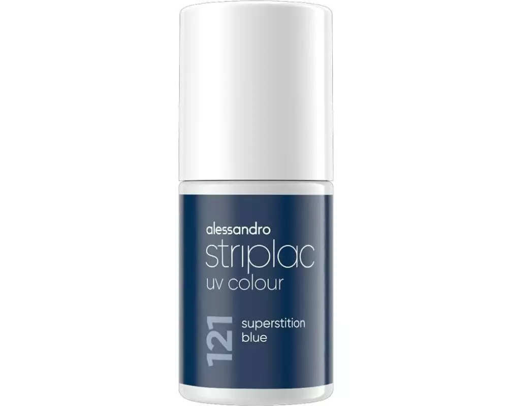 alessandro Nagellack Striplac UV Colour 121 Superstition Blue
