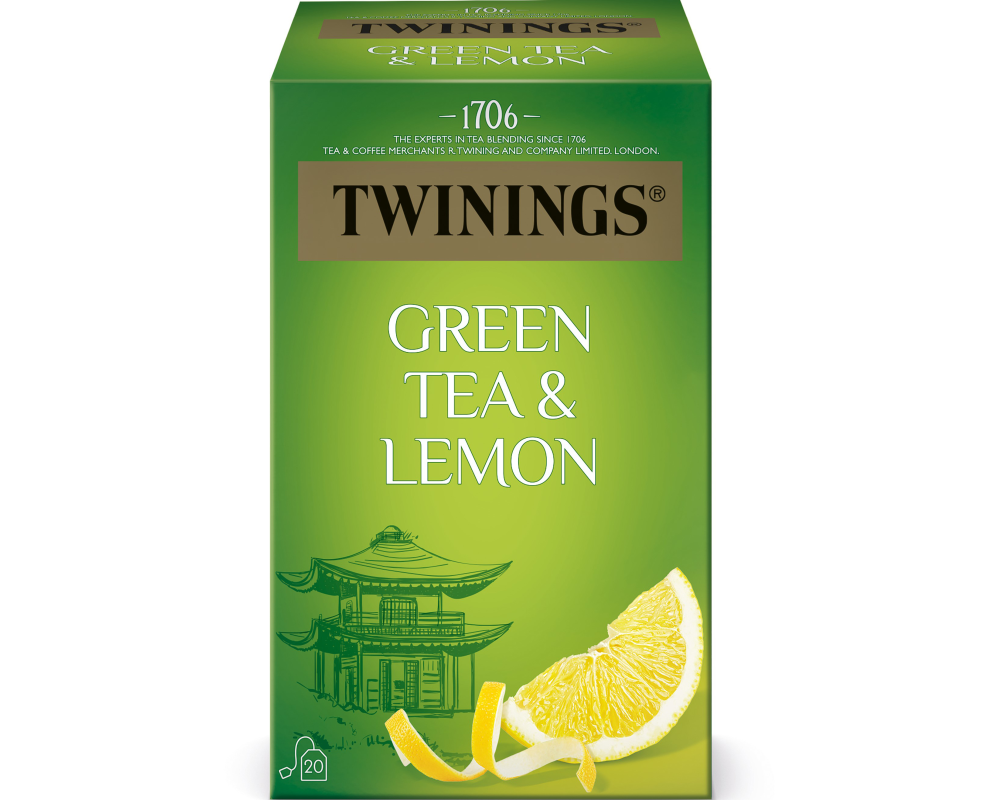 TWININGS Green Tea Lemon 100018000 Beutel 1.6g, 20 Stk.