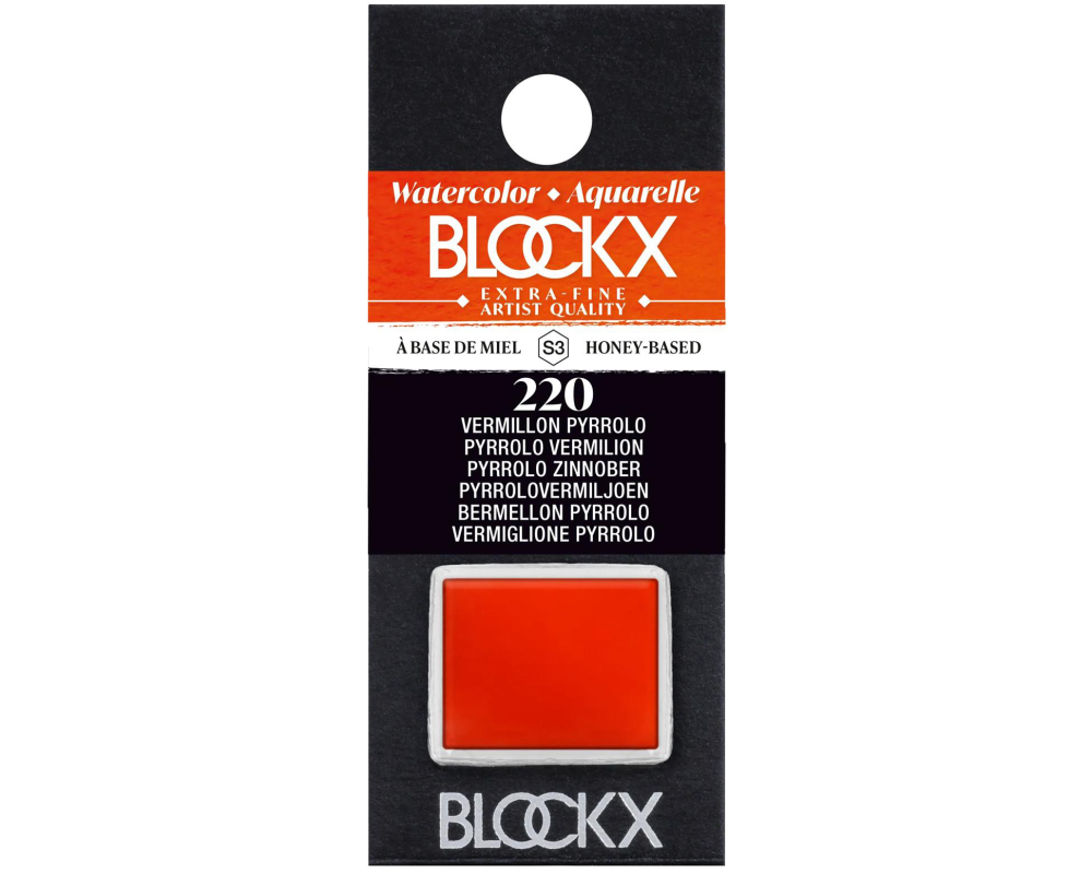 BLOCKX Aquarellfarbe 1.5ml 41220BXC pyrrolo zinnoberrot