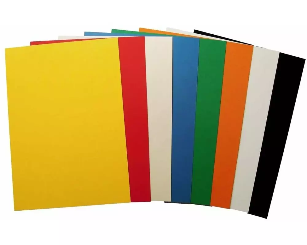 Büroline Einbanddeckel 385 g/m², 100 Stück, Gelb