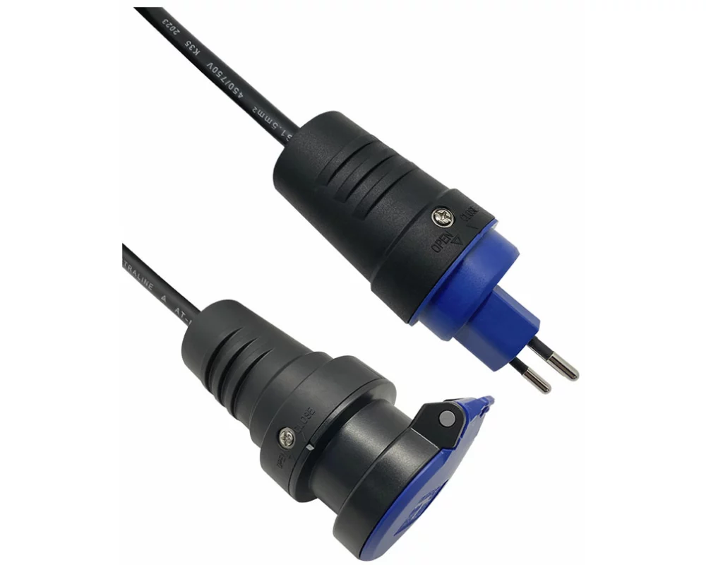 Ekström Verlängerungskabel 20m IP55 schwarz