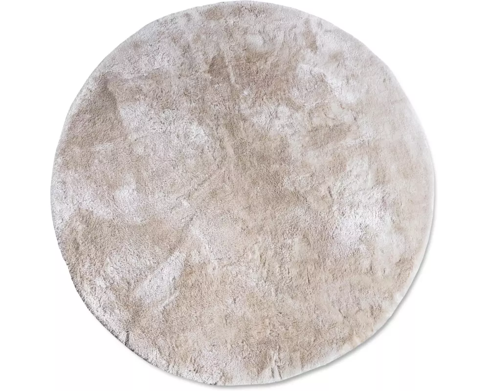 Elle Decoration Teppich Calida Ø 160 cm, Creme