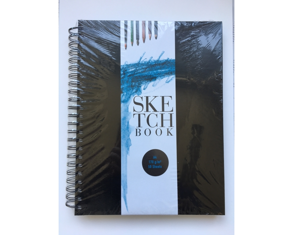 BAM4U.CH Skizzenbuch A4 6679A4 170g, perforiert 48 Blatt