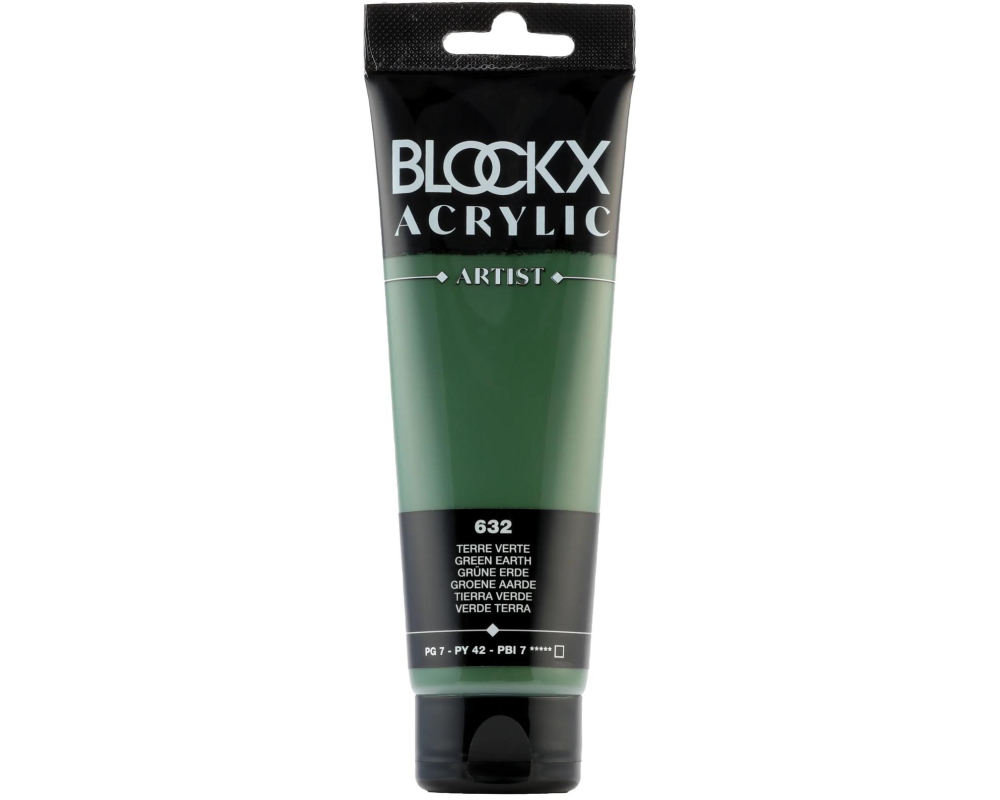 BLOCKX Acrylfarbe 120ml 60632BXC grüne Erde