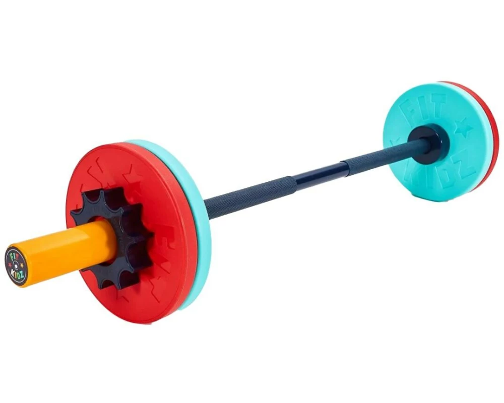 Fitkidz Barbell und Bumper Plate Set