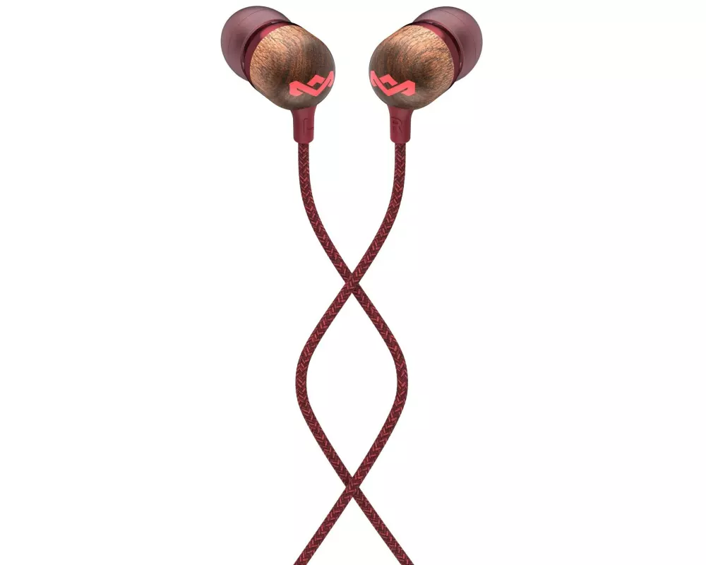 House of Marley In-Ear-Kopfhörer Smile Jamaica Rotbraun; Rot