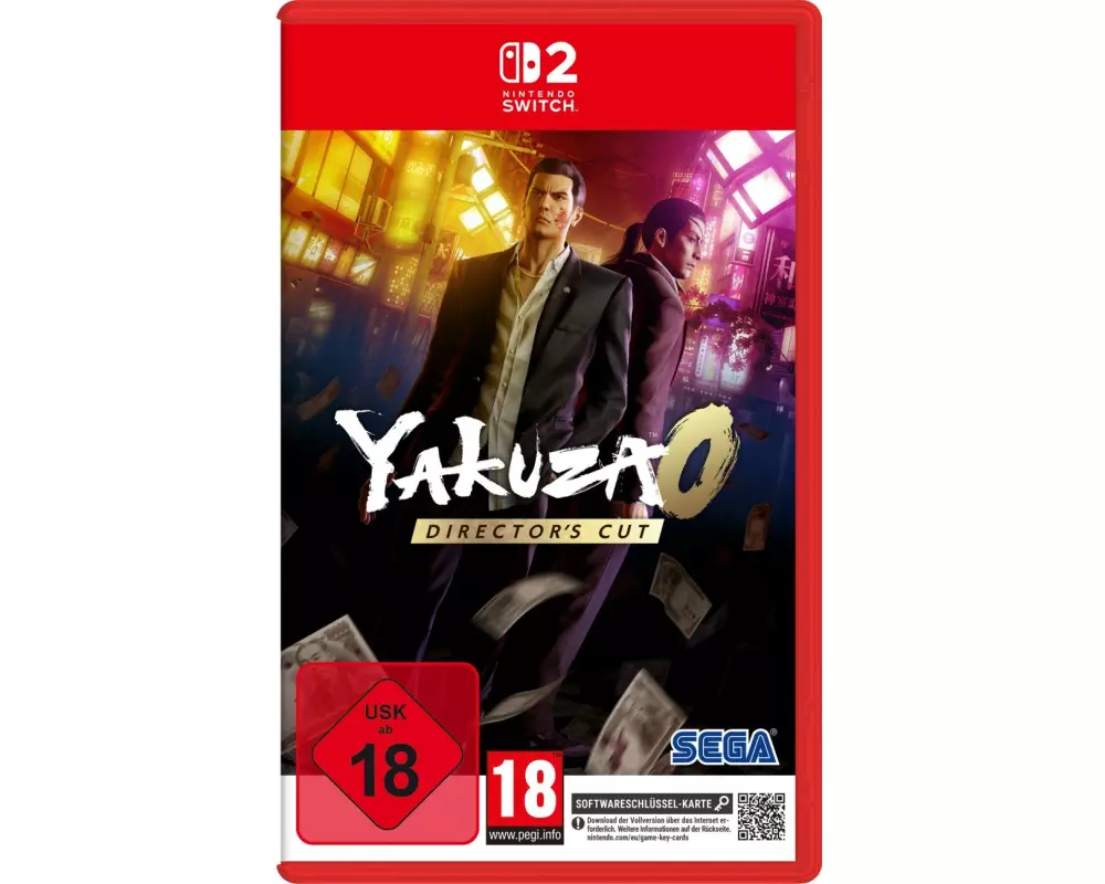 SEGA Yakuza 0 Director's Cut (Switch 2) (DE) (Game Key Card)
