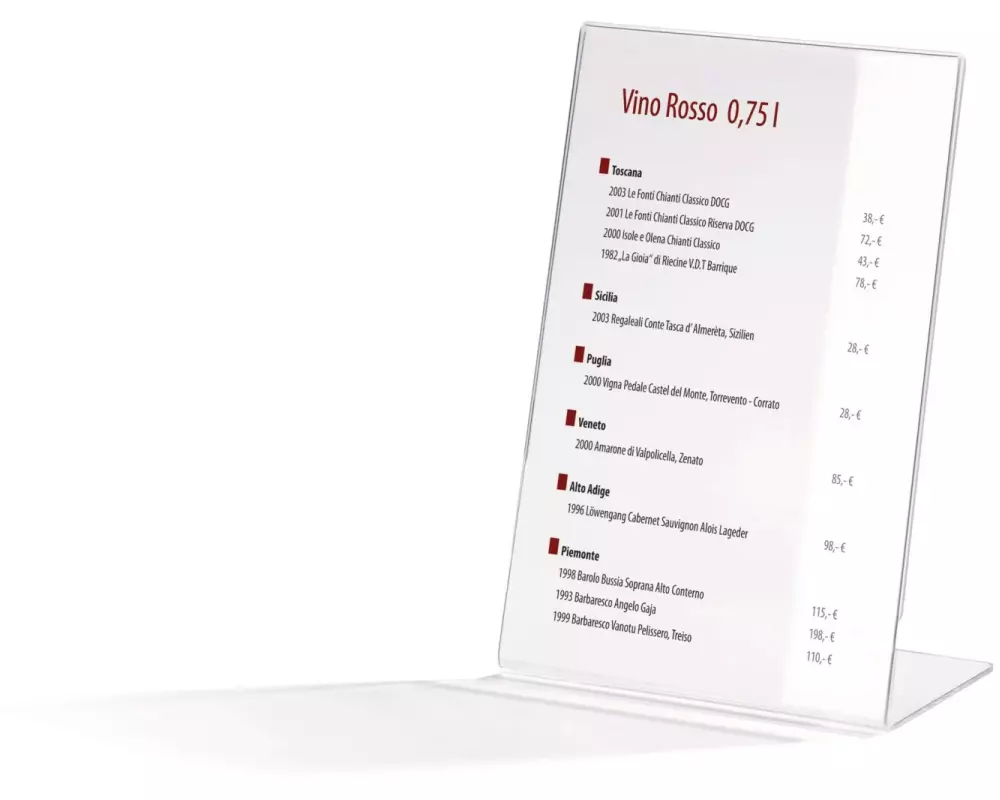 DURABLE Tischaufsteller A5