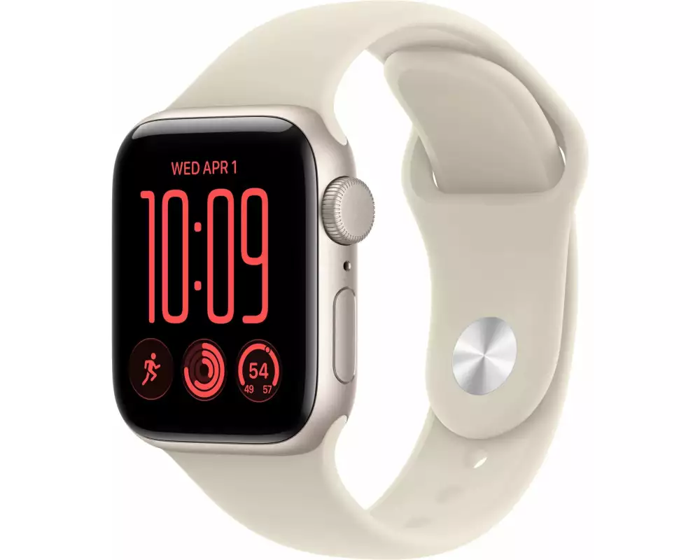 Apple Watch SE 3 40 mm GPS Starlight Aluminium, Sand Sportband S/M