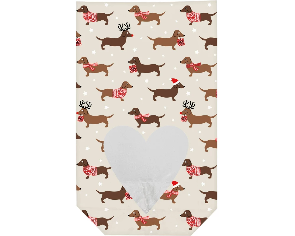 Braun + Company Klarsichtbeutel, Dackel, 11.5 x 19 cm, 10 Stk