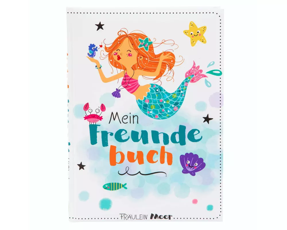 Goldbuch Freundebuch Meerrjungfrau