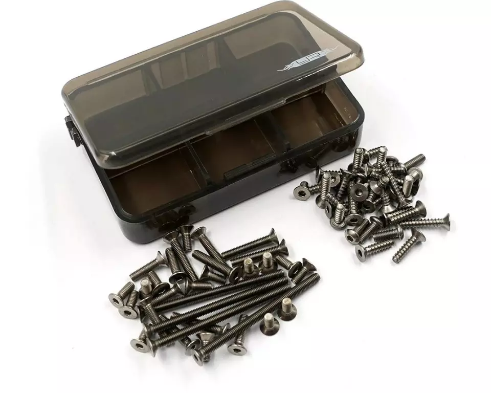 Yeah Racing Schraubenbox Titanium Kyosho Turbo Optima