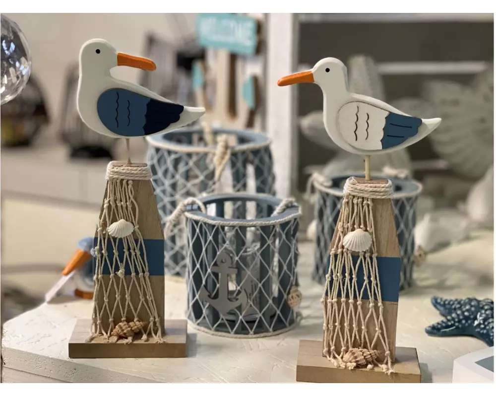 Dameco Aufsteller Möve auf Sockel 24 cm