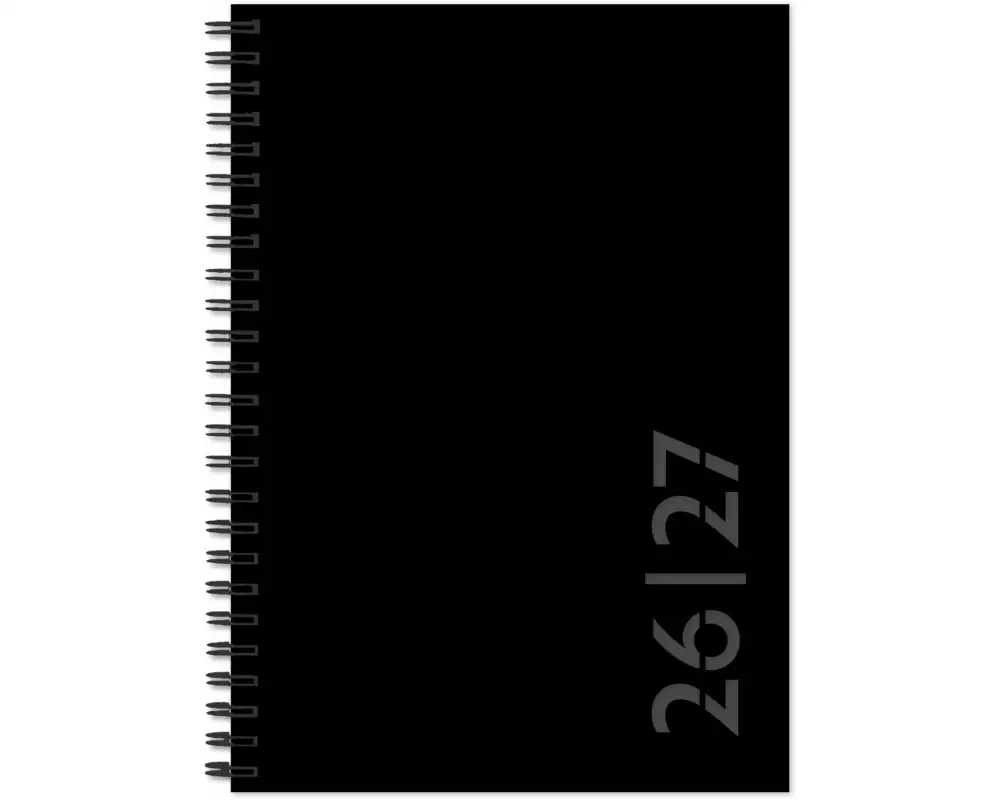 Simplex Schulagenda Colors Weekly A5 2026/2027, Schwarz