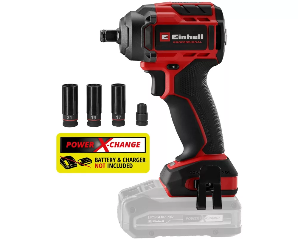 Einhell Professional Akku-Schlagschrauber TP-CW 18/350-C Li BL – Solo