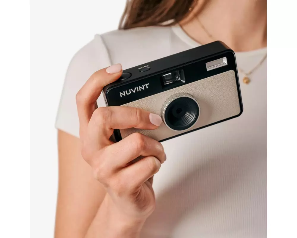 Nuvint Fotokamera S2 Warmes Grau