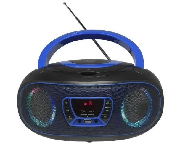 Denver TCL-212BT Blue, Bluetooth, Boombox, Toploading-CD-Player