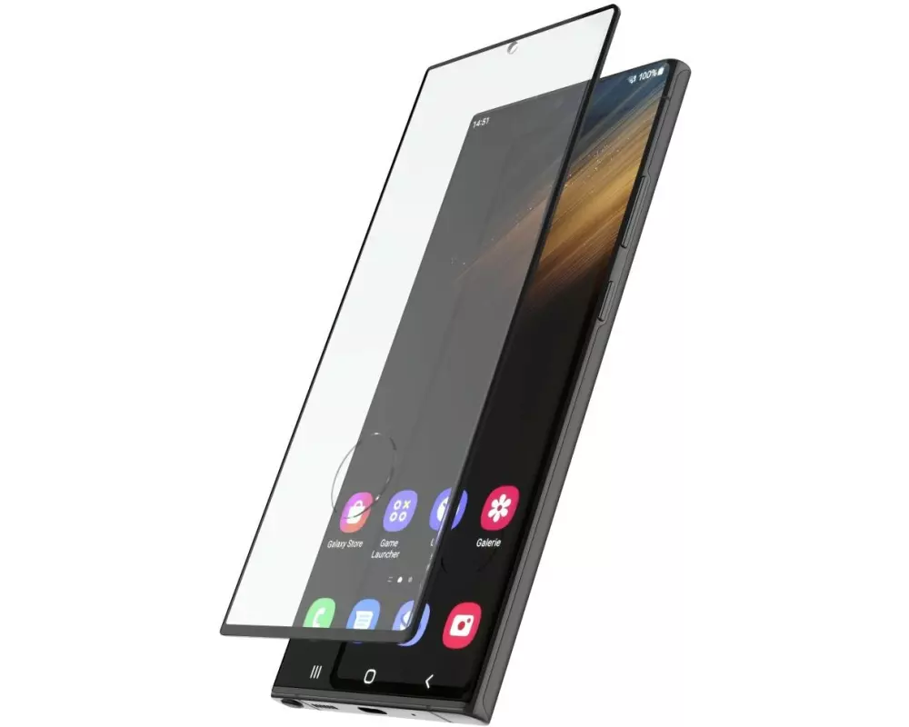 Hama Displayschutz 3D-Full-Screen-Schutzglas Galaxy S22 Ultra(5G)