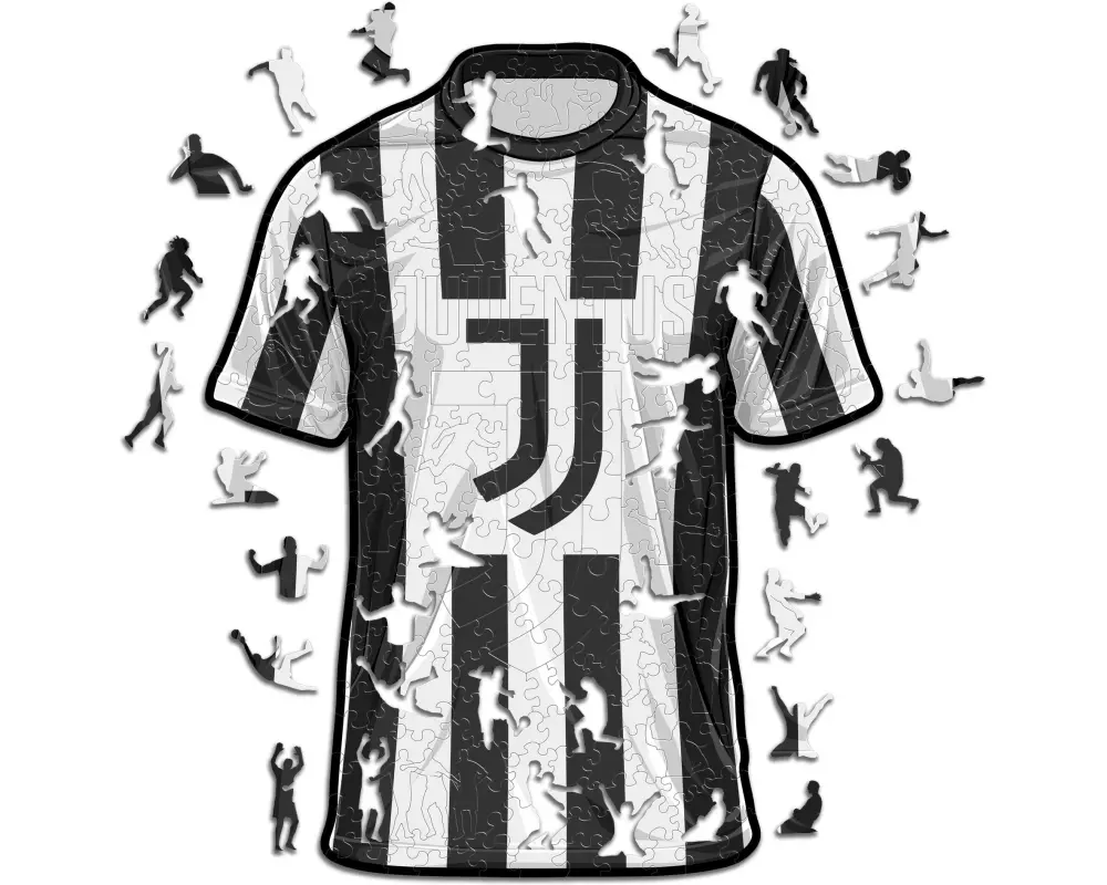 Iconic Puzzle Holz-Puzzle FC Juventus – Trikot