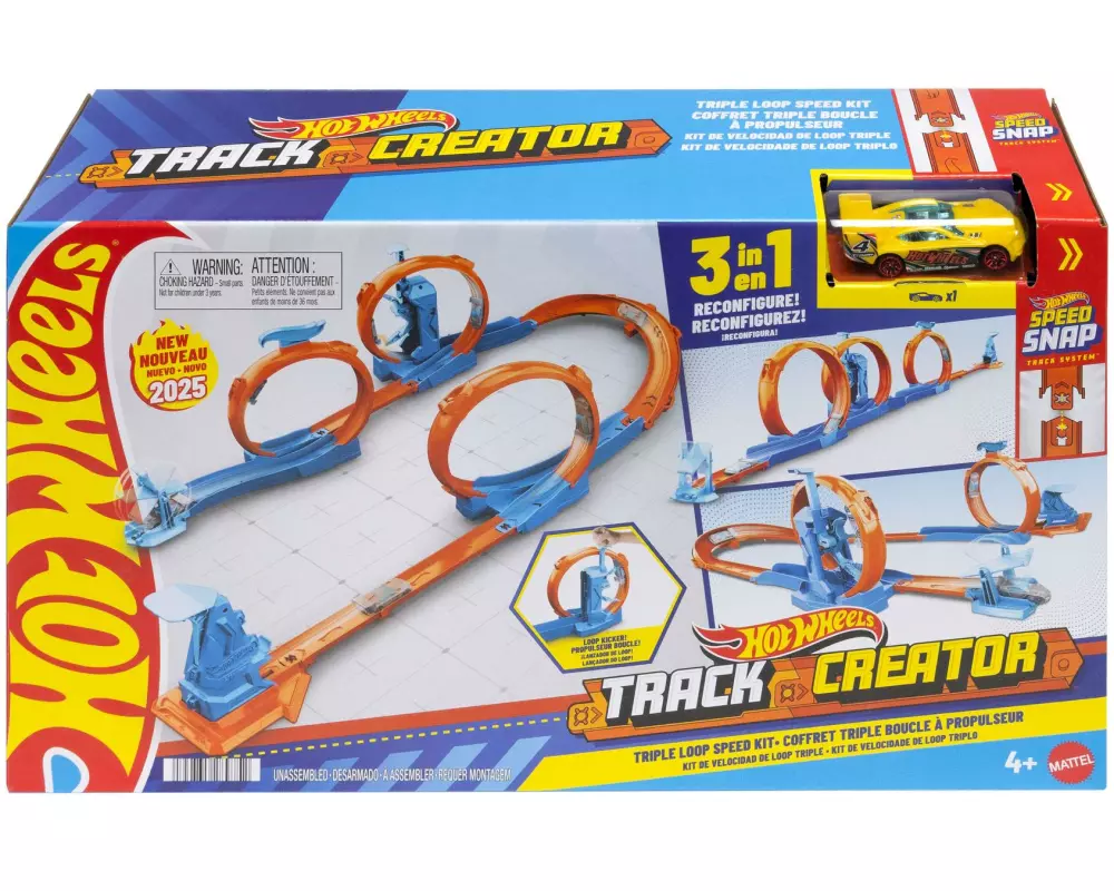 Hot Wheels Track Creator Triple Loop