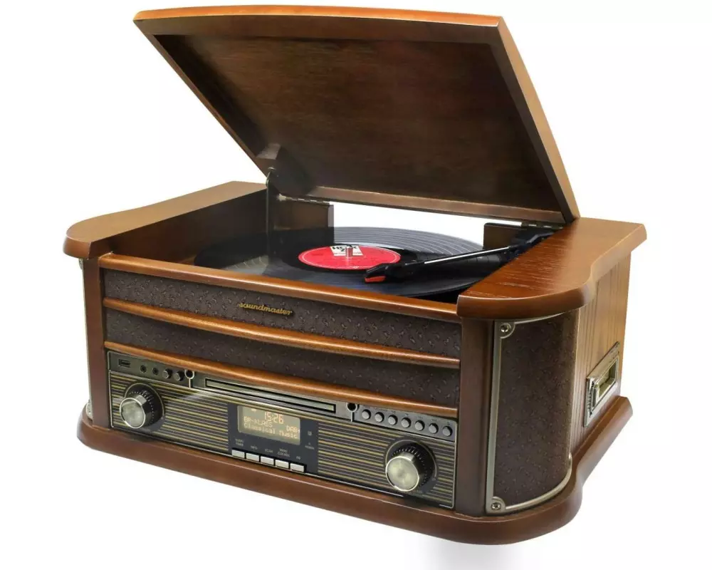 soundmaster Stereoanlage NR565DAB Braun