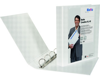 BIELLA Zeigebuch Creative XL#2 5cm 44343501U weiss, 4-Ring A4