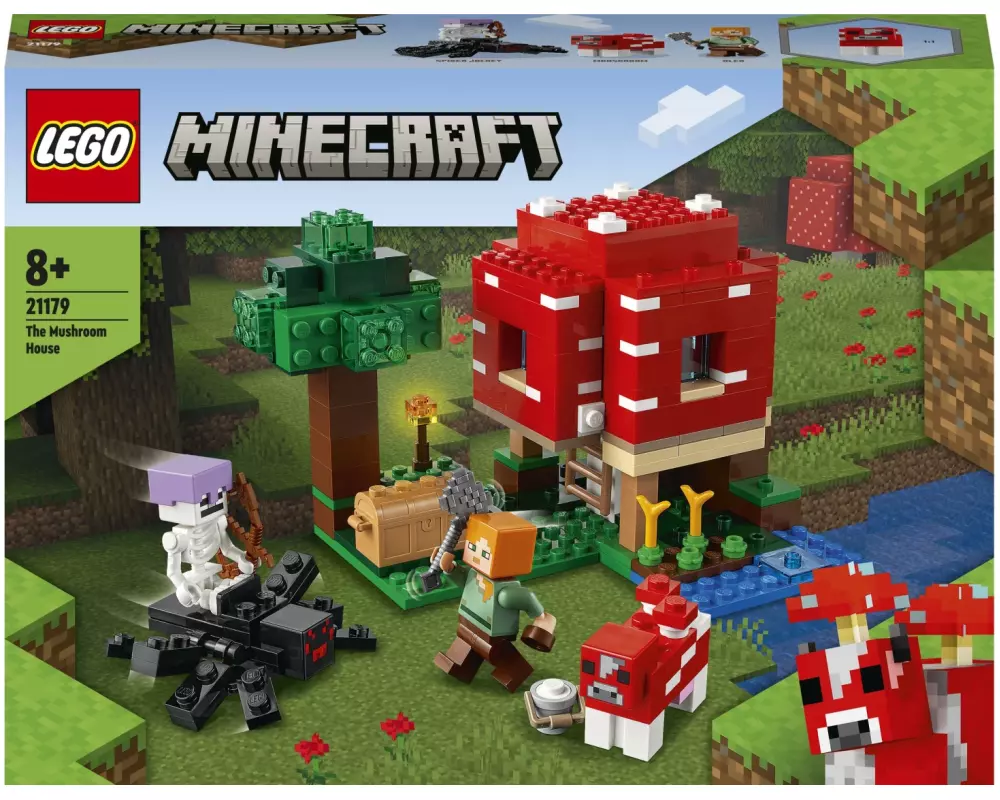 LEGO® Minecraft Das Pilzhaus 21179