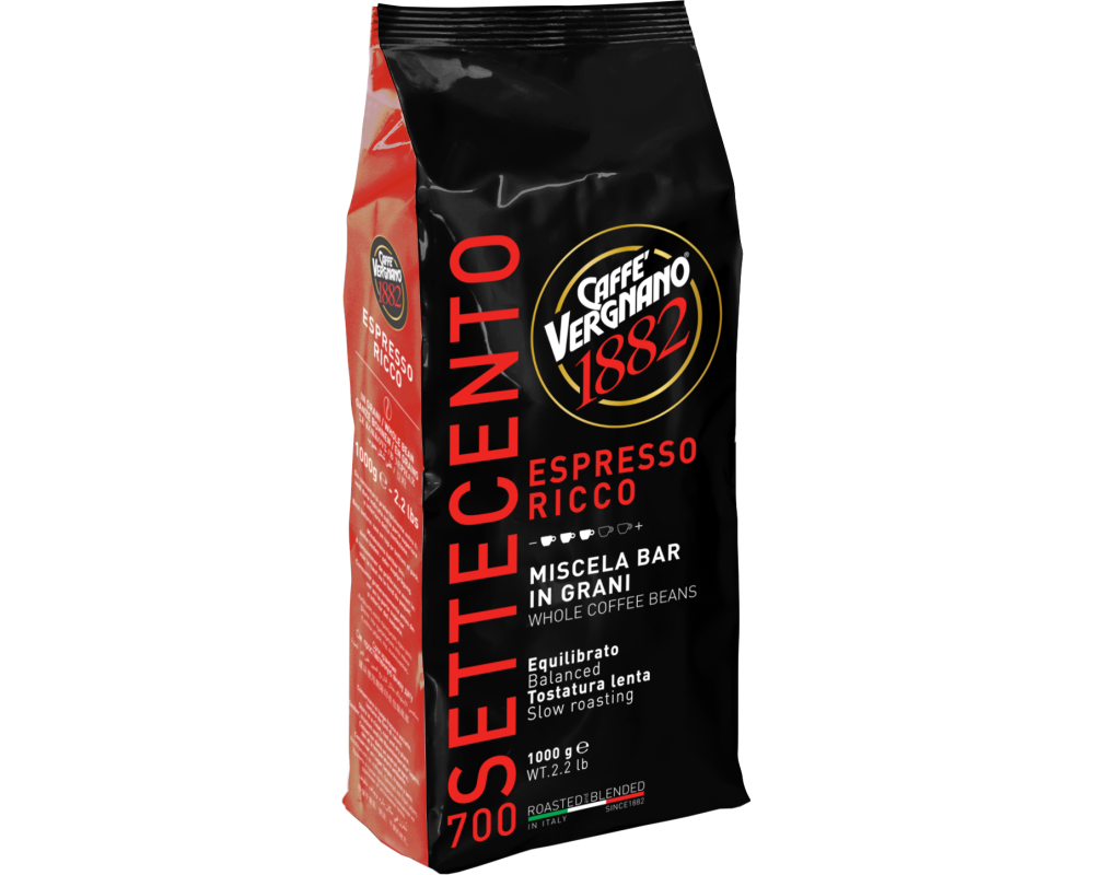 VERGNANO Espresso Ricco 700 1kg 2291101 Bohnenkaffee