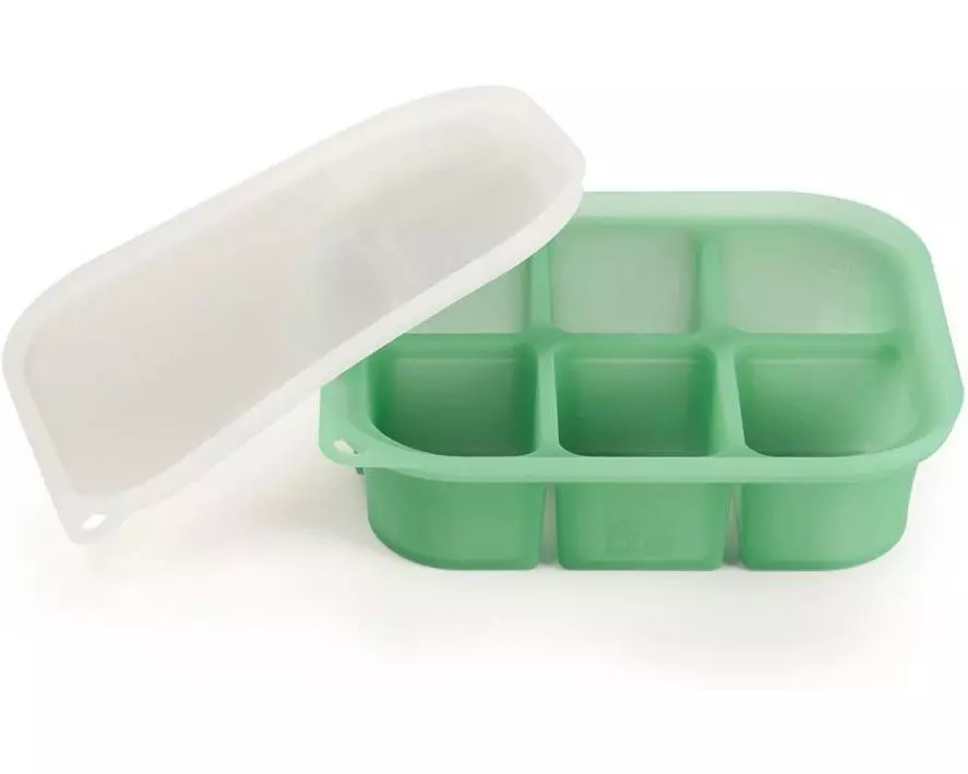 Haakaa Gefrierform Easy-Freeze 6 Fächer, Erbsengrün