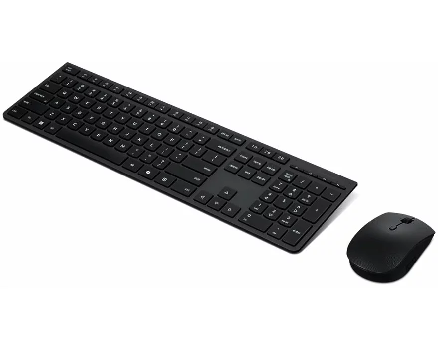 Lenovo Professional Wireless Rechargeable Keyboard and Mouse Combo AI - Swiss French/German
