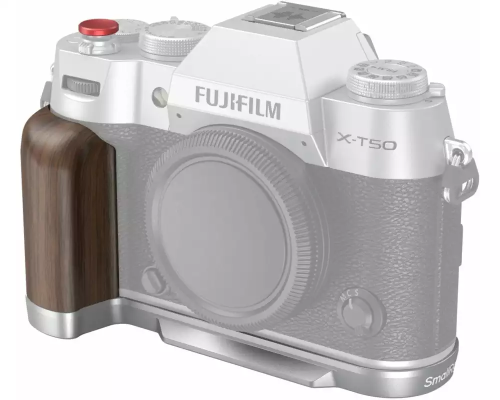 Smallrig L-Winkel Holzgriff für FUJIFILM X-T50 - Silber