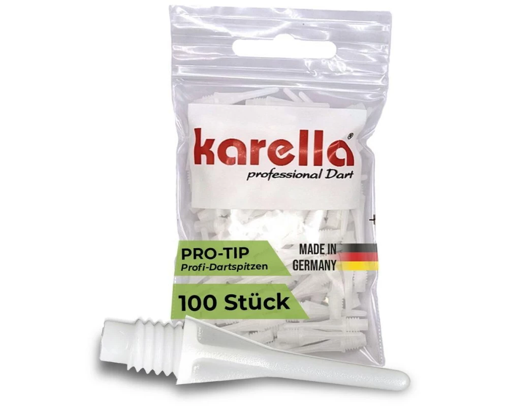 Karella Softspitzen pro-tip, weiss, 2BA Gewinde 4.7 mm 100 Stück